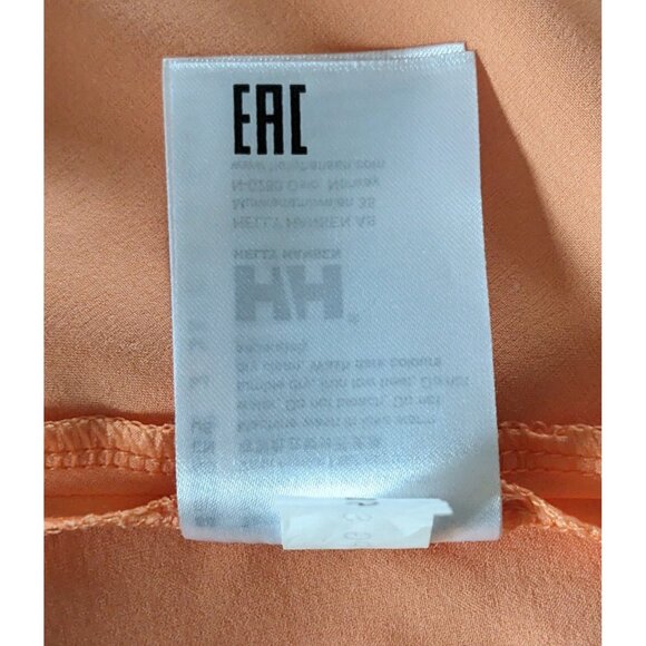 Helly Hansen Vik Dress Orange V-Back A-Line Sleeveless Sporty Summer Pockets M - Picture 13 of 16